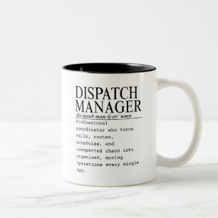Dispatch Manager Two-Tone Coffee Mug