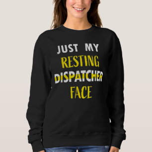 Dispatcher 911 Operator Thin Yellow Line Love Disp Sweatshirt