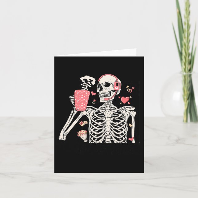 Dispatcher 911 Valentines Day What Your Emergency  Card (Front)