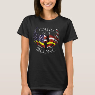 Dispatcher First Responders Flag Thin Yellow Line T-Shirt