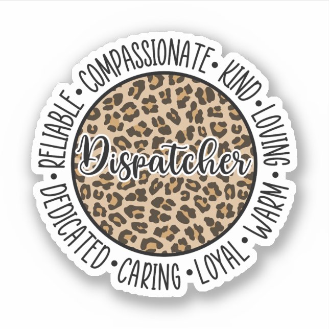 Dispatcher Leopard Print - Emergency Dispatcher (Front)
