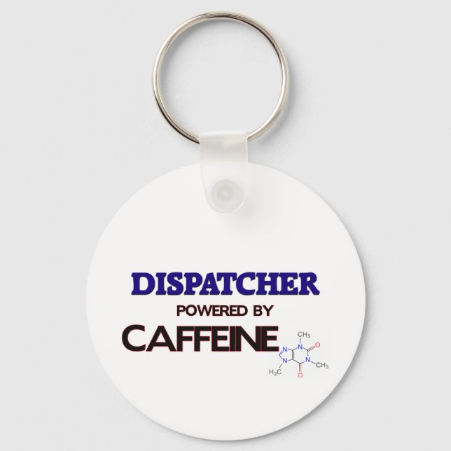 Dispatcher Powered by caffeine Key Ring (Front)