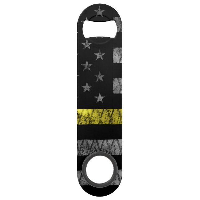 Dispatcher Thin Yellow Line Flag (Front)