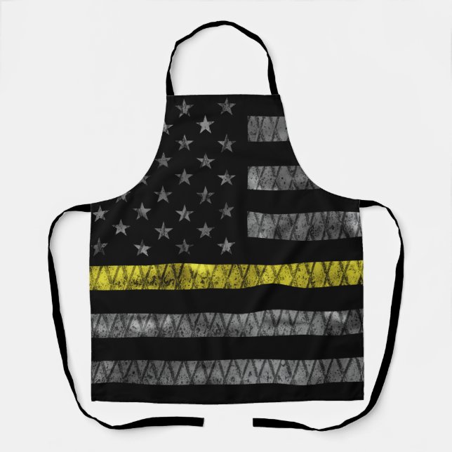 Dispatcher Thin Yellow Line Flag Apron (Front)