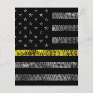 Dispatcher Thin Yellow Line Flag Flyer