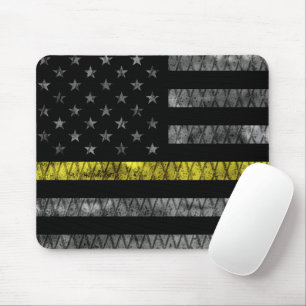 Dispatcher Thin Yellow Line Flag Mouse Pad