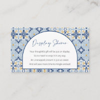 Display Baby Shower, Unwrapped Italian Theme Mini 