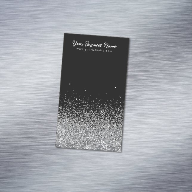  Display Earring Black Color Magnetic Business Card (In Situ)