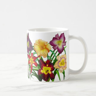 Display of daylilies I (on white background) Coffee Mug