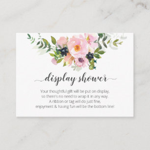 Display Shower Enclosure Card