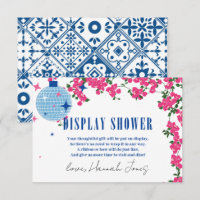 Display Shower Greek Bougainvillea bridal shower