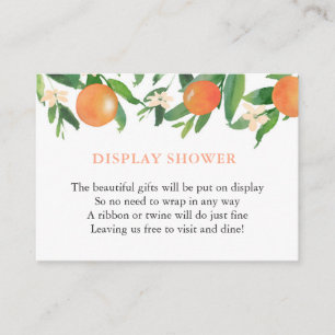 Display Shower Request Matching Invitation