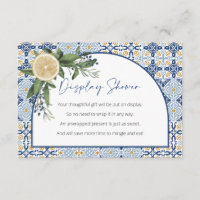Display Shower, Unwrapped Citrus Italian Theme E