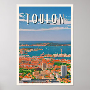 Display Toulon Photo Vintage Poster