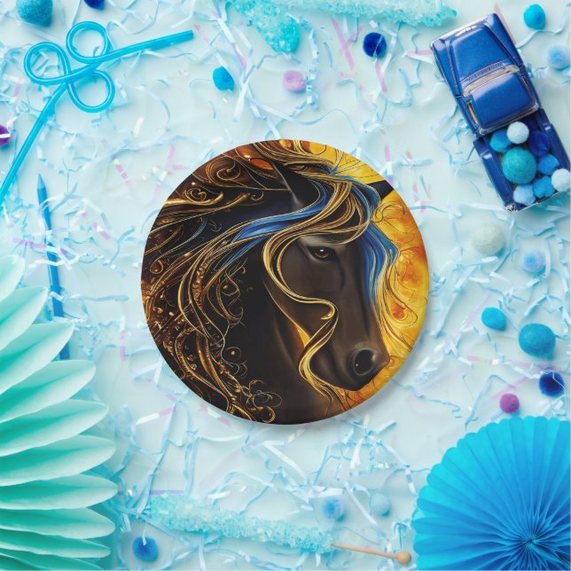 Disposable China - The Stallion Paper Plates (Party)
