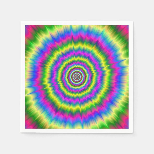 Disposable Napkins   Neon Explosion (Front)