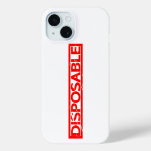 Disposable Stamp iPhone 15 Case