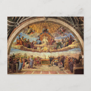 Disputation of the Eucharist Postcard