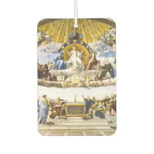 Disputation of the Holy Sacrament by Raphael Car Air Freshener