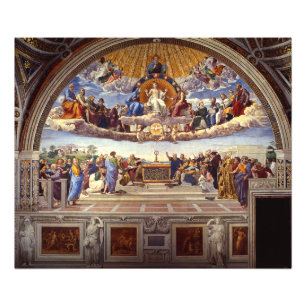 Disputation of the Holy Sacrament by Raphael Photo Print