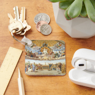 Disputation of the Holy Sacrament, Raphael Sanzio Key Ring