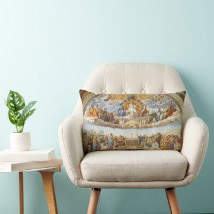Disputation of the Holy Sacrament, Raphael Sanzio Lumbar Cushion