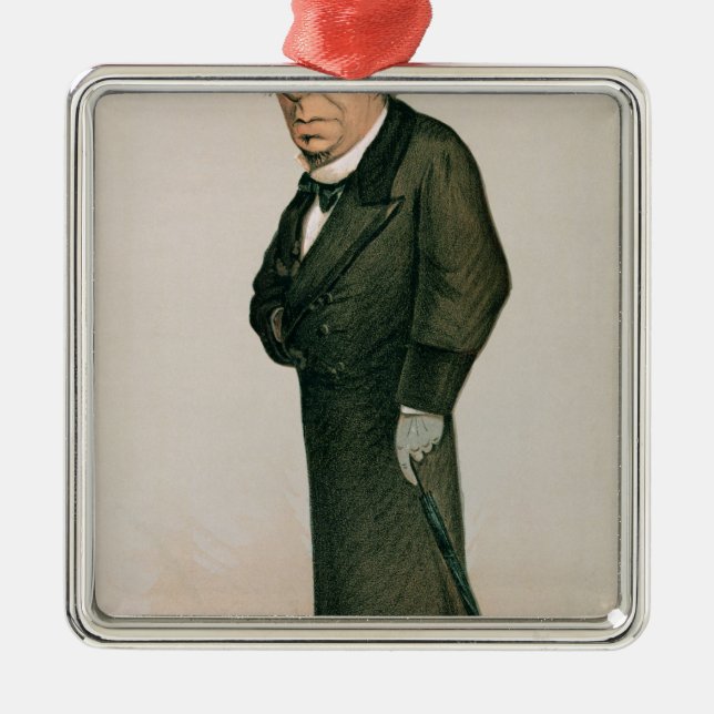 Disraeli, Benjamin Metal Tree Decoration (Front)