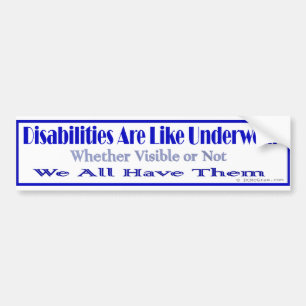 disrlikeunderwear bumper sticker