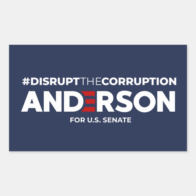 Disrupt the Corruption sticker (sheet of 4) (Front)