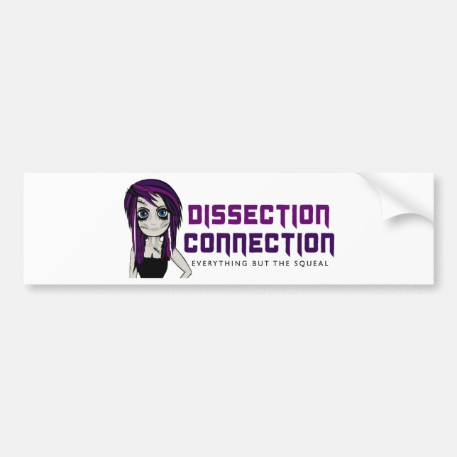 Dissection Connection Bumper Sticker (Front)