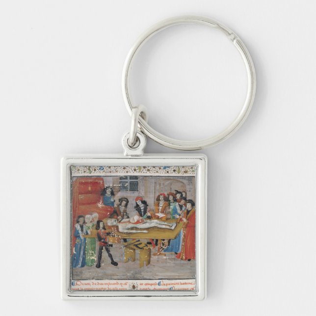 Dissection lesson  Faculty of Medicine Key Ring (Front)