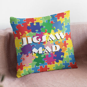 Dissectologist Jigsaw Puzzle Lover put together Cushion