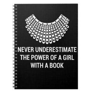 Dissent collar RBG, Ruth Bader GINSBURG Feminism Notebook