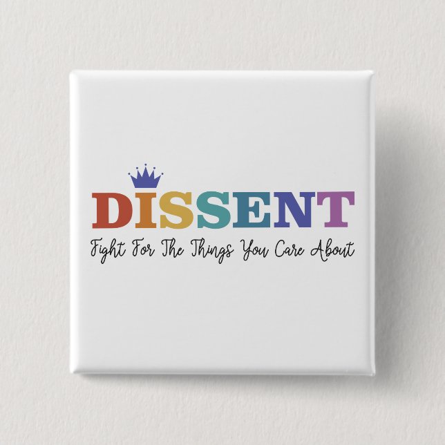 Dissent RBG Button (Front)