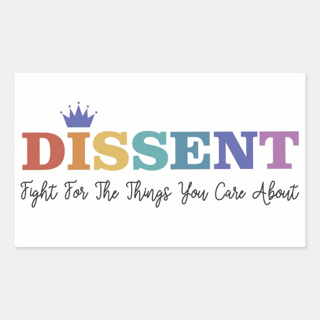 Dissent RBG Sticker (Front)