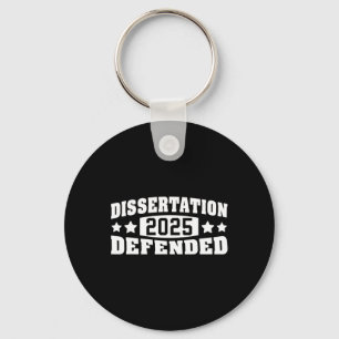 Dissertation Defended 2025 Phd Edd Doctorate Gradu Key Ring