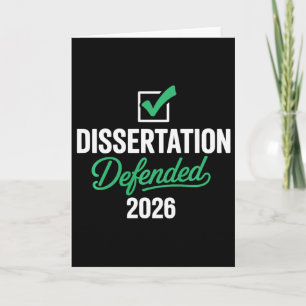 Dissertation Defended 2026 For Phd Edd Doctorate G Card