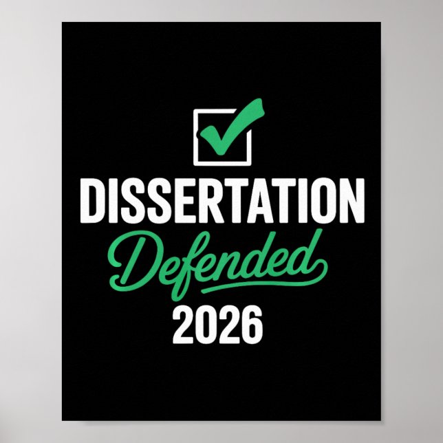 Dissertation Defended 2026 For Phd Edd Doctorate G Poster (Front)