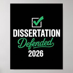 Dissertation Defended 2026 For Phd Edd Doctorate G Poster