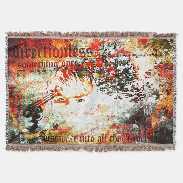 dissipate. throw blanket (Front)