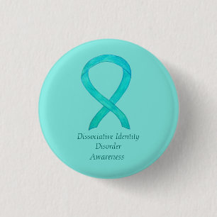Dissociative Identity Disorder Teal Awareness Pin