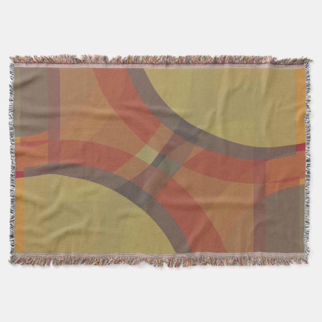 Dissolution Cotton Throw Blanket (Front)