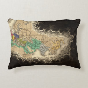 Dissolution of The Empire of Charlemagne 912 AD Decorative Cushion