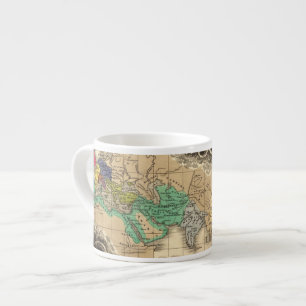 Dissolution of The Empire of Charlemagne 912 AD Espresso Cup