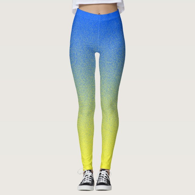 dissolve 2 Colour - Customise it - Yoga Leggings (Front)
