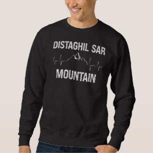 Distaghil Sar Mountain Climber Heartbeat Sweatshirt