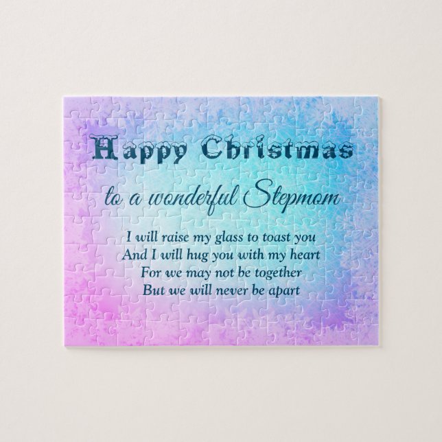 Distance Happy Christmas Stepmom Jigsaw Puzzle (Horizontal)