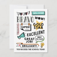 Distance Learning End of Year Card