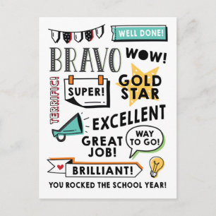 Distance Learning End of Year Postcard