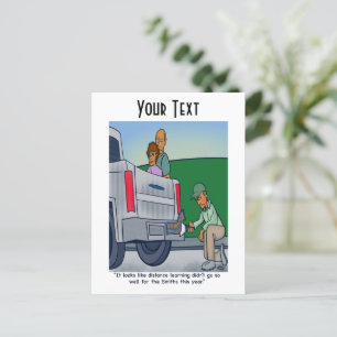 Distance Learning Postcard